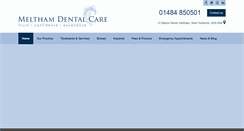 Desktop Screenshot of melthamdentalcare.co.uk